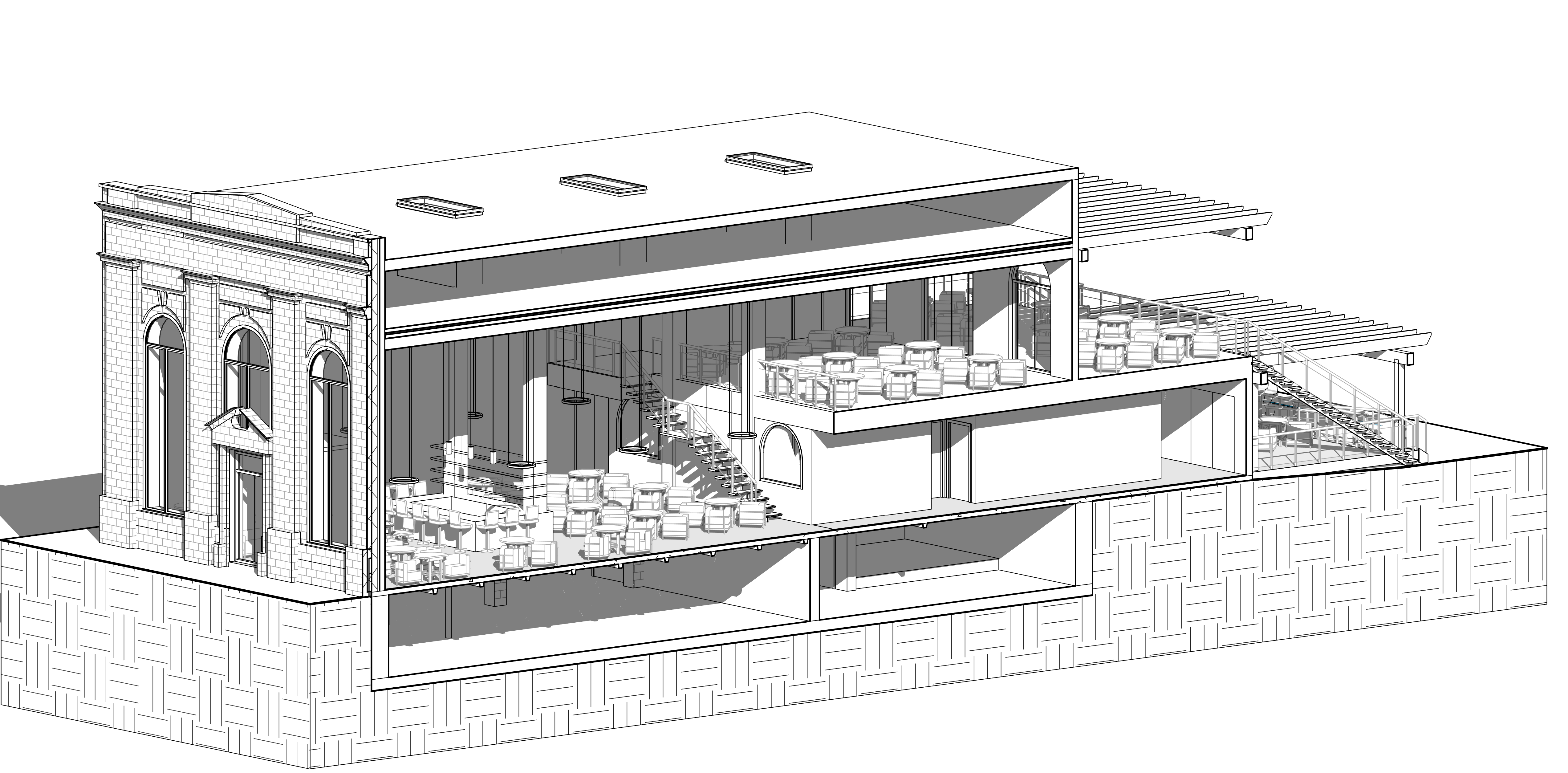 Steakhouse 3D Section